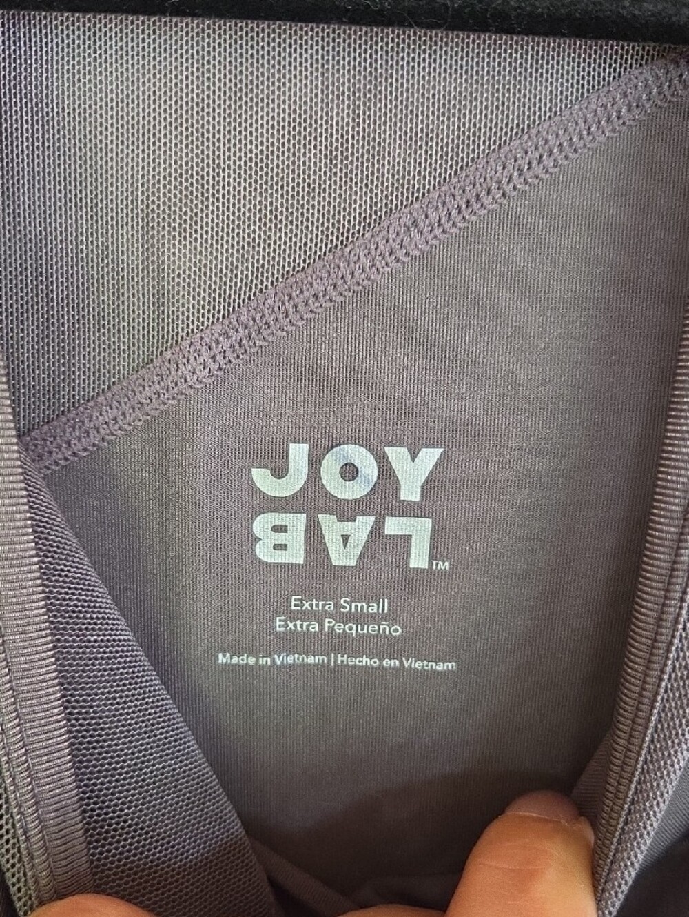 JoyLab Size Xsmall Gray Performance Tank Top - Picture 2 of 4